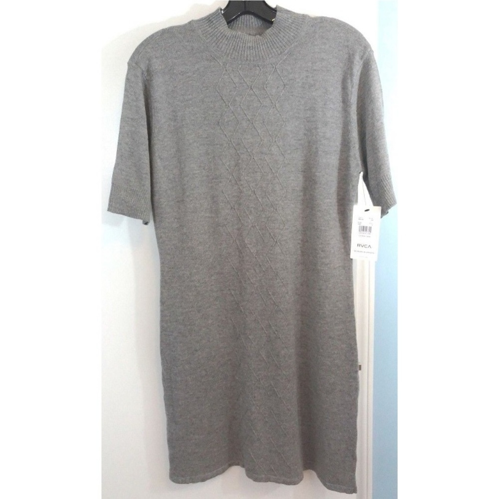 RVCA Juniors Ziggy Mock Neck Sweater Dress XL - 14 - Picture 2 of 6